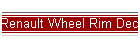 Renault Wheel Rim Decals