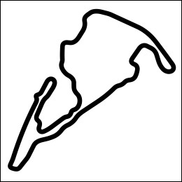 HighgateHouse Circuit Decal - Virginia International Raceway East Circuit