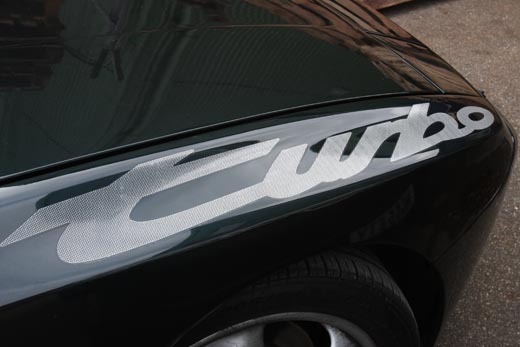 HighgateHouse Turbo Decal for Porsche 944 Front Wing