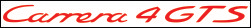 HighgateHouse Decal for Porsche Carrera 4 GTS Doors