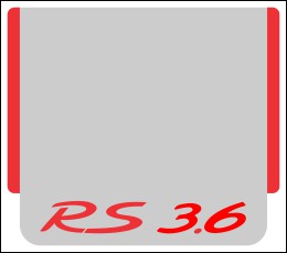 HighgateHouse ngine Lid Decals for Porsche 997 RS 3.6