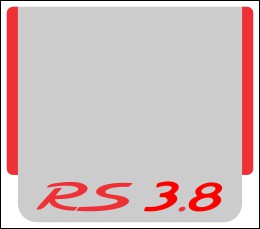 HighgateHouse ngine Lid Decals for Porsche 997 RS 3.8