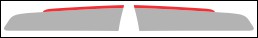 HighgateHouse Rear PU Decals for Porsche 997 RS 4.0