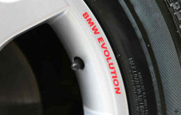 BMW EVOLUTION Wheel Rim Decals by HighgateHouse