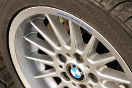 BMW Ultimate Driving Machine Wheel Rim Decals by HighgateHouse