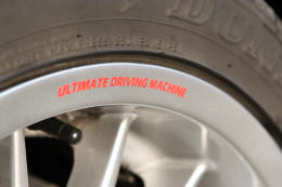 BMW Ultimate Driving Machine Wheel Rim Decals by HighgateHouse