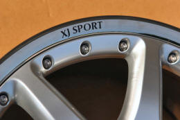 HighgateHouse Decals for Jaguar XJ Sport Wheels