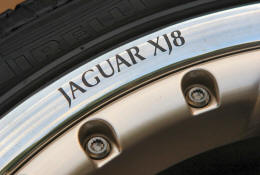 HighgateHouse Decals for Jaguar XJ8 Wheels