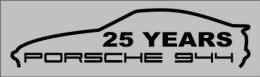 HighgateHouse 25 years anniversary decal for Porsche 944