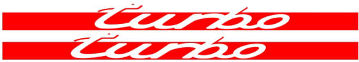 HighgateHouse Side Script decals for Porsche 944 Turbo