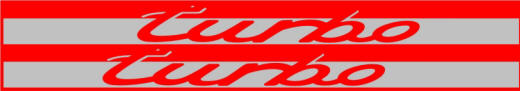 HighgateHouse Side Script decals for Porsche 944 Turbo