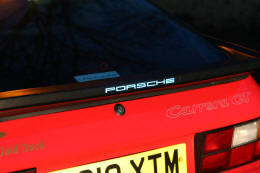 HighgateHouse PORSCHE decal for 944 rear spoiler