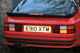 HighgateHouse PORSCHE decal for 944 rear spoiler