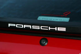 HighgateHouse PORSCHE decal for 944 rear spoiler