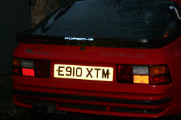 HighgateHouse PORSCHE decal for 944 rear spoiler