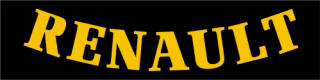 Renault wheel rim Decals by HighgateHouse