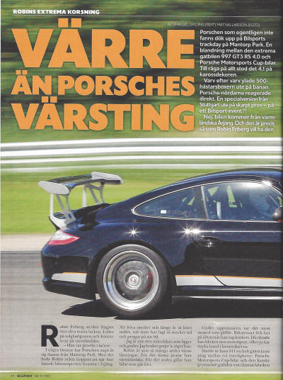 HighgateHouse Customer Car - Robin Friberg 997 RS 4.1