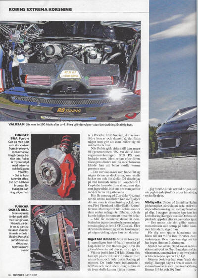 HighgateHouse Customer Car - Robin Friberg 997 RS 4.1