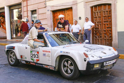 HighgateHouse Customer Car - Porsche 914 driven by Johnny Tipler & Sarah Bennett-Baggs on La Carrera Panamericana 2011