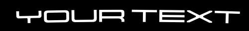 HighgateHouse Porsche 996/7/1 Rear Screen Lettering Script