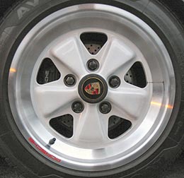 HighgateHouse decals for PORSCHE wheel rims