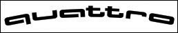 Audi Quattro Wheel Rim Decals by HighgateHouse
