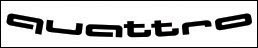 Audi Quattro Wheel Rim Decals by HighgateHouse