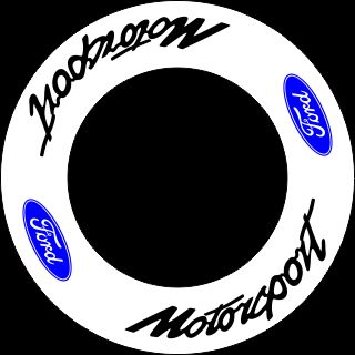 HighgateHouse Wheel Rim Decals - Ford Motorsport