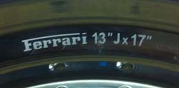 HighgateHouse Decals for Speedline Rims - Ferrari F-40