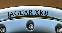 HighgateHouse Decals for Jaguar XK8 Wheels