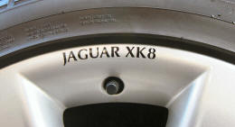 HighgateHouse Decals for Jaguar XK8 Wheels