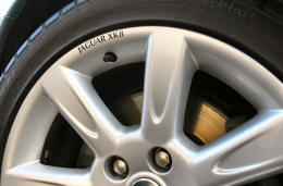 HighgateHouse Decals for Jaguar XK8 Wheels