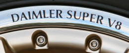 HighgateHouse Decals for Daimler Super V8 Wheels