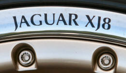 HighgateHouse Decals for Jaguar XJ8 Wheels