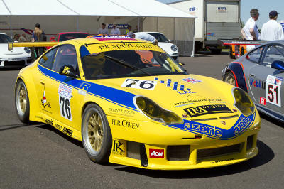 HighgateHouse Customer Car - Porsche GT3 996 Lemans livery restoration for CTR Racing John Clonis