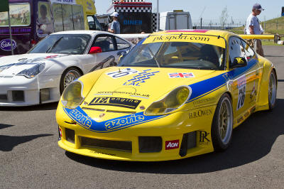 HighgateHouse Customer Car - Porsche GT3 996 Lemans livery restoration for CTR Racing John Clonis